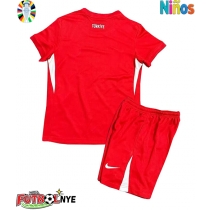Camiseta Turkey Visitante Equipación para niños Eurocopa 2024 manga corta (+ pantalones cortos)
